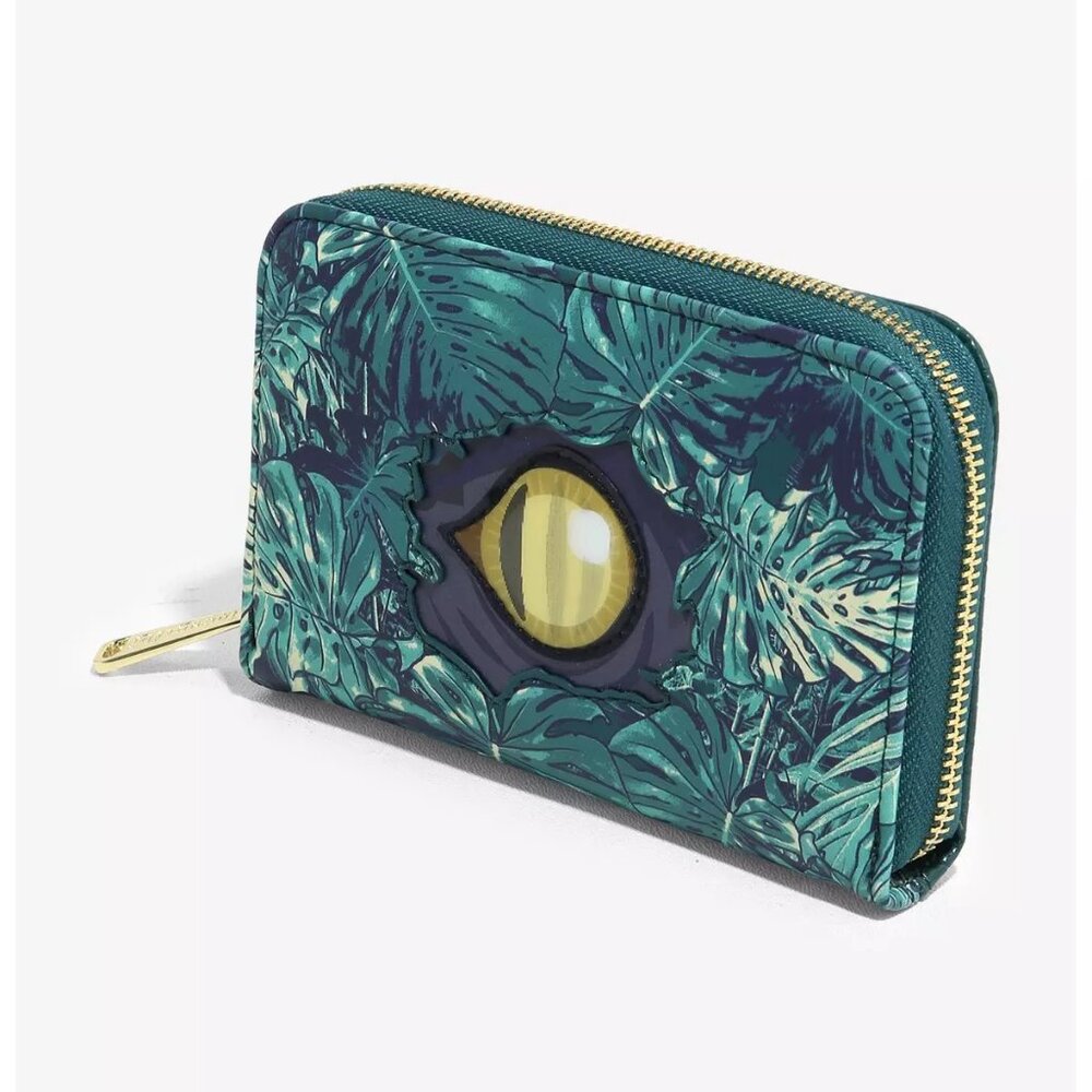 Loungefly Universal Jurassic World Zip Around Wallet NWT - Picture 3 of 5